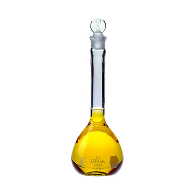 6231. MATRAZ VOLUMETRICO DE VIDRIO 10ML CLASE A C/TAPON DE VIDRIO - KIMAX