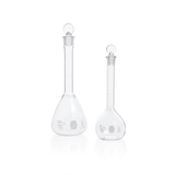 5655. MATRAZ VOLUMETRICO DE VIDRIO 5ML CLASE A C/TAPON DE VIDRIO - KIMAX