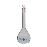 26928. MATRAZ VOLUMETRICO DE VIDRIO 200ML CLASE A CERTIFICADO/LOTE C/TAPON DE VIDRIO KIMAX