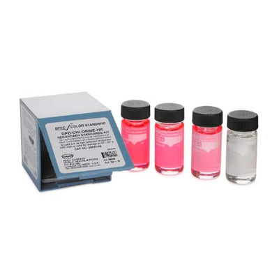 55015. KIT DE ESTANDARES SECUNDARIOS SPECCHECK CLORO DPD RANGO ALTO - HACH