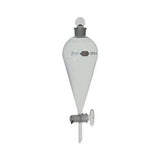 12719.EMBUDO DE SEPARACION DE VIDRIO 500ML FORMA PERA C/LLAVE DE VIDRIO - KIMAX