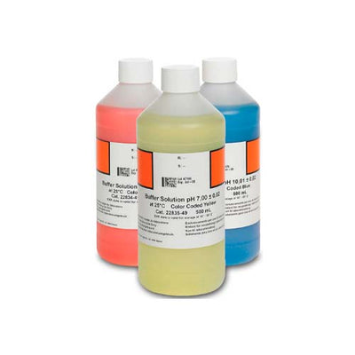54991. KIT DE SOLUCIONES BUFFER PH 4.01, 7.00 Y 10.01, 500ML - HACH