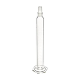 2686. PROBETA (MEDIDA CILINDRICA) DE VIDRIO 10ML GRADUADA C/TAPON ESMERILADO CALIBRADA TC - PYREX