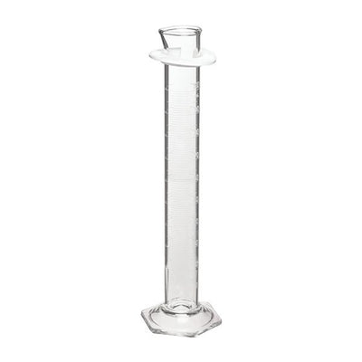 1363. PROBETA CILINDRICA GRADUADA DE VIDRIO 500ML LINEA BLANCA CON PICO CERTIF PYREX