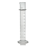 2750. PROBETA (MEDIDA CILINDRICA) DE VIDRIO 25ML CLASE A GRADUADA DOBLE ESCALA EN AZUL - PYREX