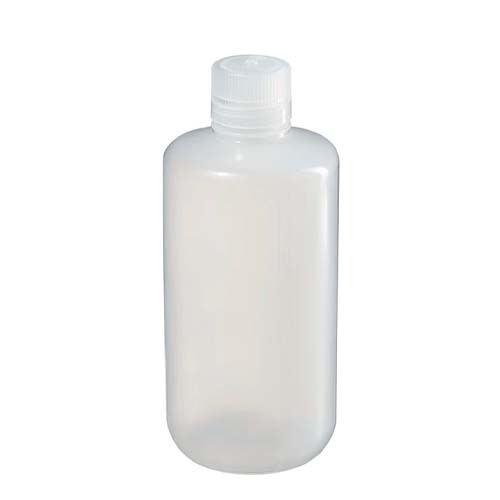 13704. FRASCO DE POLIPROPILENO 1LT CLARO BOCA ANGOSTA TIPO BOSTON NO ESTERIL NALGENE