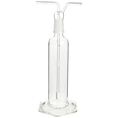 5820. APARATO LAVADOR DE GASES COMPLETO 250ML CILINDRO PORO GRUESO - PYREX