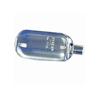 26389. BULBO DE VIDRIO C/CAPILAR P/APARATO RAMSBOTTOM PYREX KOEHLER