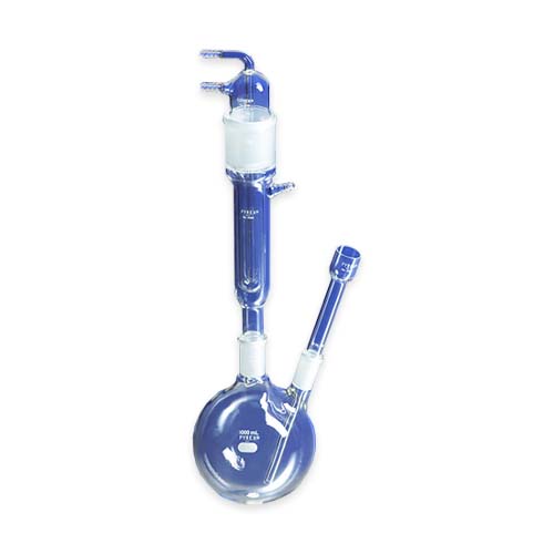 12739.TUBO DE VIDRIO P/ENTRADA DE AIRE C/JUNTA INTERNA NS 19/38 - PYREX