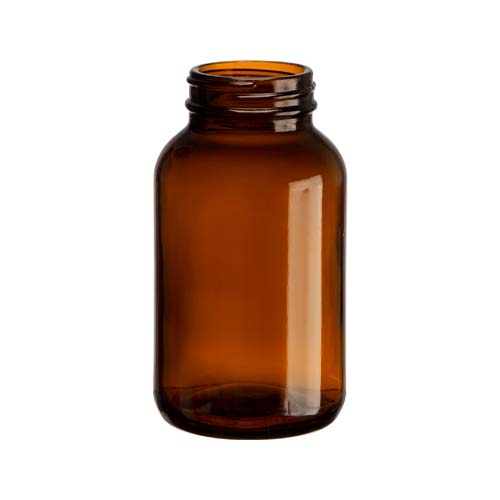 15544. FRASCO VIDRIO AMBAR 2.5LT BOCA ANCHA CERTIFICADO - I-CHEM
