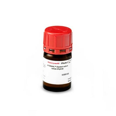 12807. HYDRANAL TARTRATO DE SODIO DIHIDRATADO 25GR ESTANDAR P/TITULACION KARL FISCHER 25GR - FLUKA