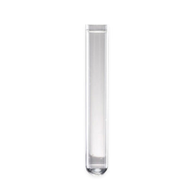 10698. TUBO DE POLIESTIRENO 5ML, 12X75MM FONDO REDONDO, SIN TAPA, ESTERIL PAQUETE C/125 PIEZAS FALCON