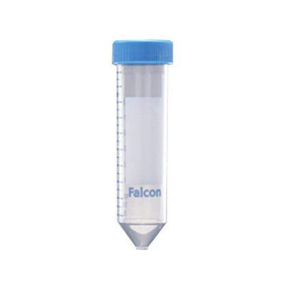 50020. TUBO P/CENTRIFUGA 50ML DE POLIPROPILENO ALTA CLARIDAD FONDO CONICO ESTERIL PAQUETE C/25 PIEZAS FALCON