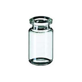 3240. VIAL VIDRIO CLARO 6ML 22X38MM 20MM TIPO CRIMP CON BORDE BISELADO C/100 - FINNERAN