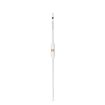 10897. PIPETA VOLUMETRICA DE VIDRIO 25ML CLASE A CODIGO COLOR - KIMAX