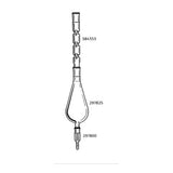 17348. COLUMNA SNYDER 270MM C/3 BOLAS 24/40 P/APARATO KUDERNA-DANISH - WHEATON