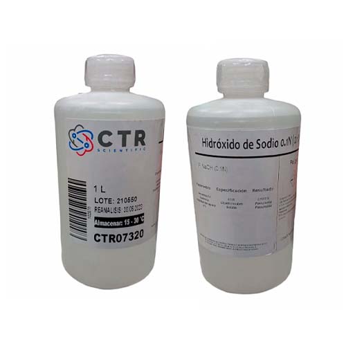50933. HIDROXIDO DE SODIO SOLN 0.1N (0.1M) PLASTICO 1LT - CTR