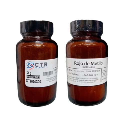 50946. ROJO DE METILO SAL DISODICA VIDRIO AMBAR 25GR - CTR
