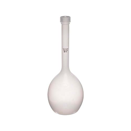 13789. MATRAZ VOLUMETRICO DE POLIPROPILENO 1LT CLASE B C/TAPON DE ROSCA, AUTOCLAVABLE, NO ESTERIL - NALGENE