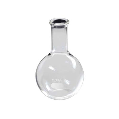 50342. MATRAZ FLORENCIA DE VIDRIO 2LT FORMA REDONDA, FONDO PLANO - PYREX