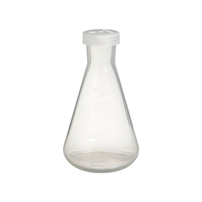 11767. MATRAZ ERLENMEYER DE POLIMETILPENTANO 250ML GRADUADO C/TAPON DE ROSCA - NALGENE