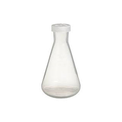 12279. MATRAZ ERLENMEYER DE POLIMETILPENTANO 500ML GRADUADO C/TAPON DE ROSCA - NALGENE