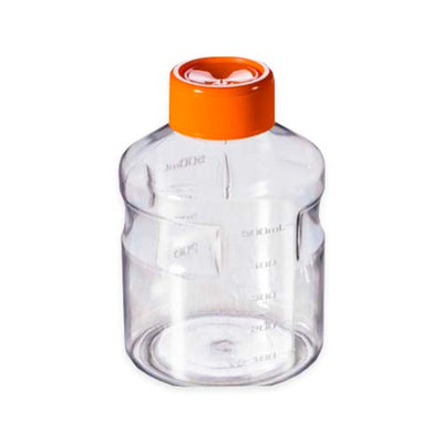 16218. FRASCO POLIESTIRENO 500ML P/ALMACENAMIENTO C/TAPA 45MM, ESTERIL PAQUETE C/2 PIEZAS - CORNING