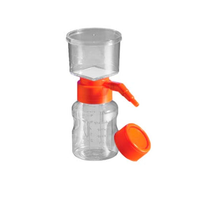 15957. SISTEMA DE FILTRACION 150ML, MEMBRANA ACETATO CELULOSA 13.6CM2, 0.45UM ESTERIL C/12 CORNING
