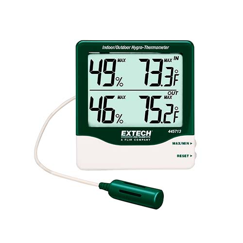 12341.TERMOHIGROMETRO DIGITAL P/INTERIORES/EXTERIORES - EXTECH