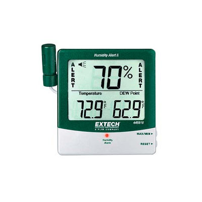 20264. TERMOHIGROMETRO C/ALERTAS DE HUMEDAD Y CABLE DE 18" - EXTECH