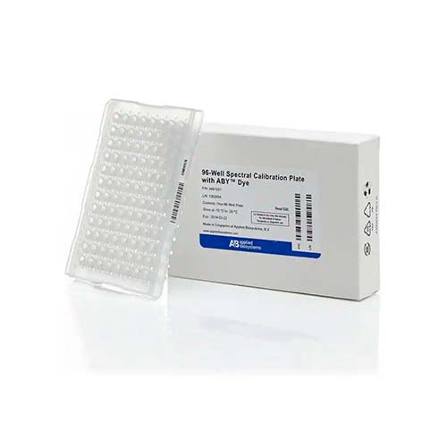 22717. PLACA 96 POZOS DE CALIBRACION ESPECTRAL DE TINTE MUSTANG PURPLE APPLIED BIOSYSTEMS