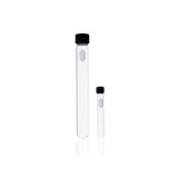 10914. TUBO DE CULTIVO DE VIDRIO 20X150MM DECORADO C/TAPON DE ROSCA C/5 KIMAX