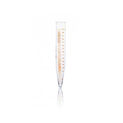 20871. TUBO P/CENTRIFUGA 15ML DE VIDRIO, FONDO CONICO, GRADUADO ROJO - KIMAX