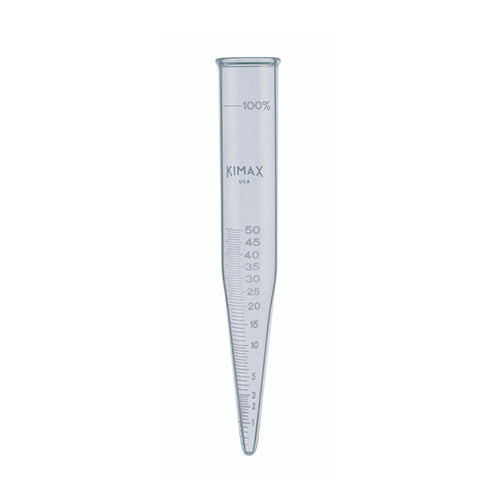 2990. TUBO P/CENTRIFUGA 12.5ML DE POLICARBONATO FONDO CONICO, GRADUADO, TIPO API (SEDIM. EN PETROLEO) - KIMAX