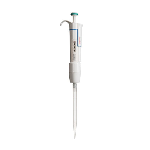 3736. MICROPIPETA MONOCANAL VOLUMEN VARIABLE 5-50UL F1 TURQUESA - FINNPIPETTE