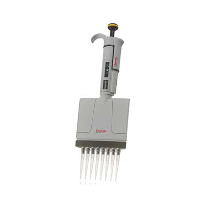 12163. MICROPIPETA MULTICANAL 8 CANALES VOLUMEN VARIABLE 10-100UL F1 CLIPTIP FINNPIPETTE - MBP