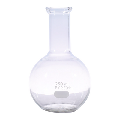 2859. MATRAZ DESTILACION DE VIDRIO 250ML SAYBOLT - PYREX