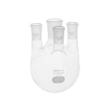 15199. MATRAZ DESTILACION DE VIDRIO 5LT FONDO REDONDO C/4 UNIONES ESMERILADAS, 1 45/50, 3 24/40 - PYREX