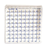 1625. CAJA DE ALMACENAMIENTO C/TAPA TRANSPARENTE P/81 MICROTUBOS 0.5ML - NALGENE