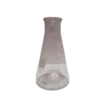 10754. MATRAZ ERLENMEYER DE VIDRIO 1LT BOCA ANCHA REFORZADO - PYREX