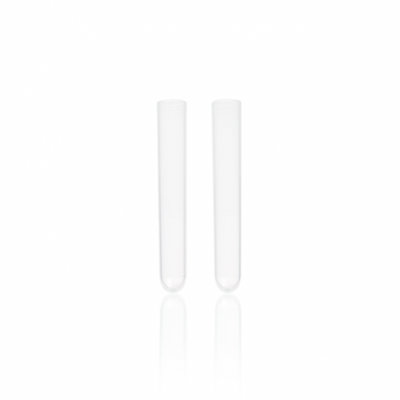 25465. TUBO DE CULTIVO DE POLIPROPILENO 17X100MM, 15ML DESECHABLE LISO PAQUETE C/50 PIEZAS KIMAX