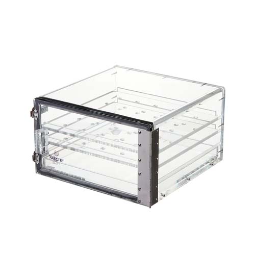 13777. GABINETE DESECADOR DE ACRILICO 178X305X305MM C/2 ESTANTES, 3 POSICIONES - NALGENE