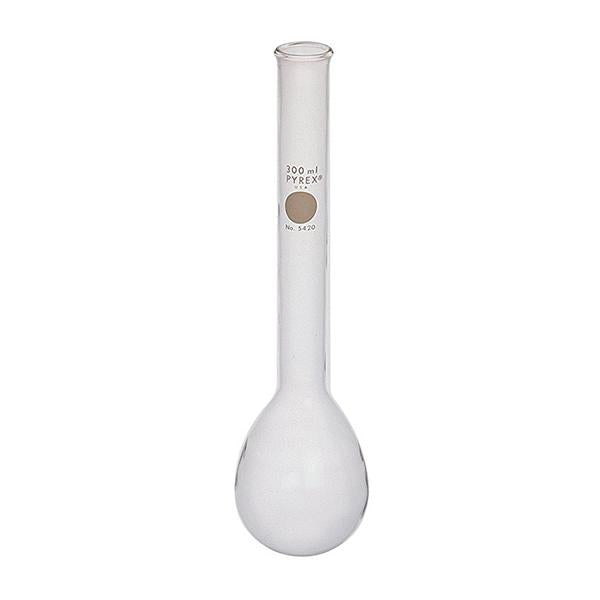 1312. MATRAZ KJELDAHL DE VIDRIO 300ML CUELLO LARGO - PYREX