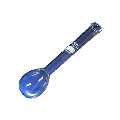 2817. MATRAZ DE VIDRIO MICRO KJELDAHL 30ML FONDO REDONDO CUELLO LARGO - PYREX