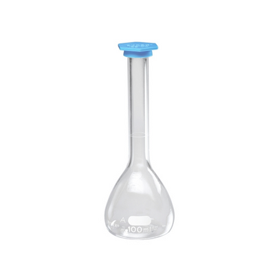 2737. MATRAZ VOLUMETRICO DE VIDRIO 10ML CLASE A C/TAPA A PRESION - PYREX