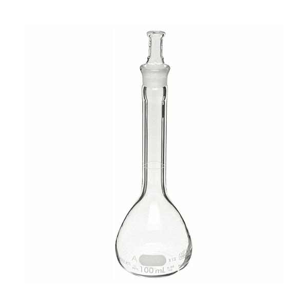 2761. MATRAZ VOLUMETRICO DE VIDRIO 100ML CLASE - PYREX