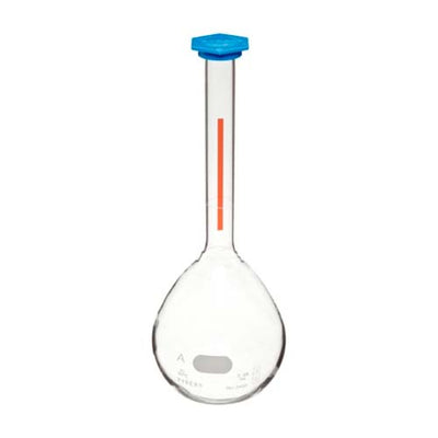 15242. MATRAZ VOLUMETRICO DE PLASTICO 25ML CLASE B C/TAPON PYREX