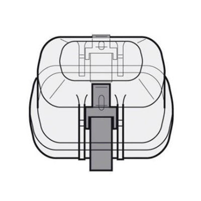 8276. TAPA HERMETICA A AEROSOLES P/CESTILLO RECTANGULAR 250ML C/2 - EPPENDORF