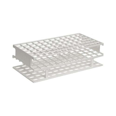 13825. GRADILLA P/36 TUBOS DE 13MM PLASTICO ACETALICO BLANCO RESMER, AUTOCLAVABLE - NALGENE
