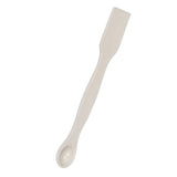 1897. ESPATULA DOBLE DE PORCELANA C/CUCHARA 6ML LARGO 254MM